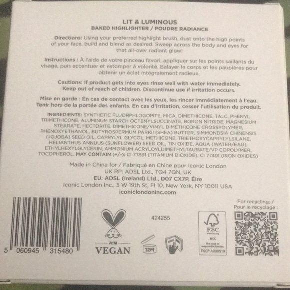 ✨🆕BNIB!Iconic London Lit & Luminous Highlighter in Universal!BN Sealed in Box!✨ - Picture 4 of 13
